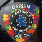Darien Police Autism Awareness patch 2025